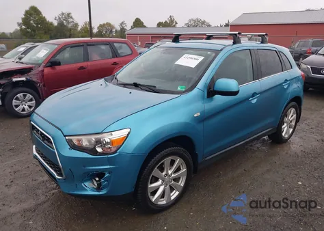 2013 Mitsubishi Outlander Sport Se из США, поврежденный, VIN 4A4AR4AU9DE007128
